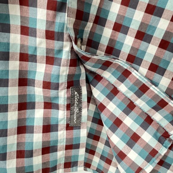 Eddie Bauer Travex Classic Fit Button Down Shirt, Men's LT, Business Office - Picture 8 of 11
